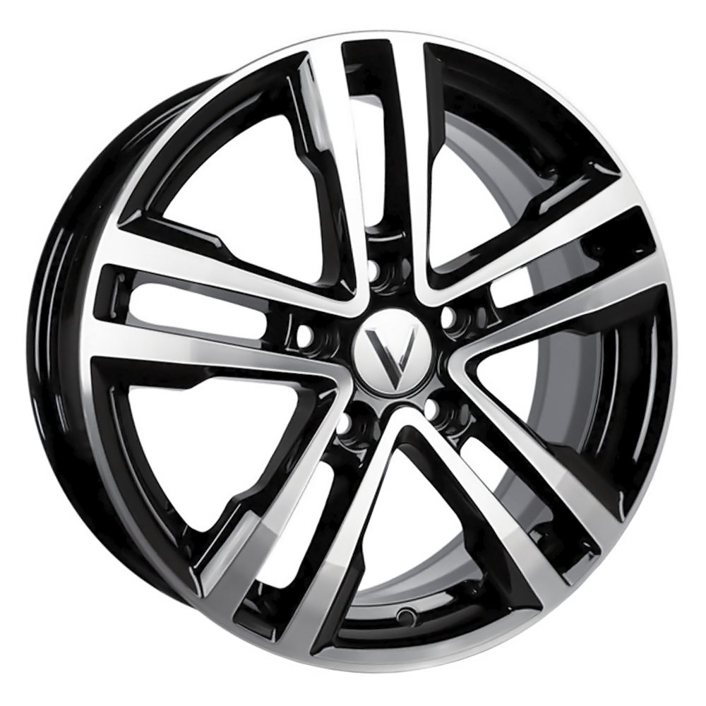 Диск литой 6,5*16 5*114,3 ET40 D66,1 Вектор B197 Алмаз черный